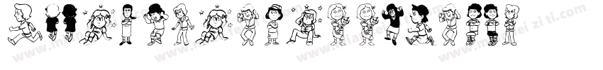 the Powerpuff Girls字体转换